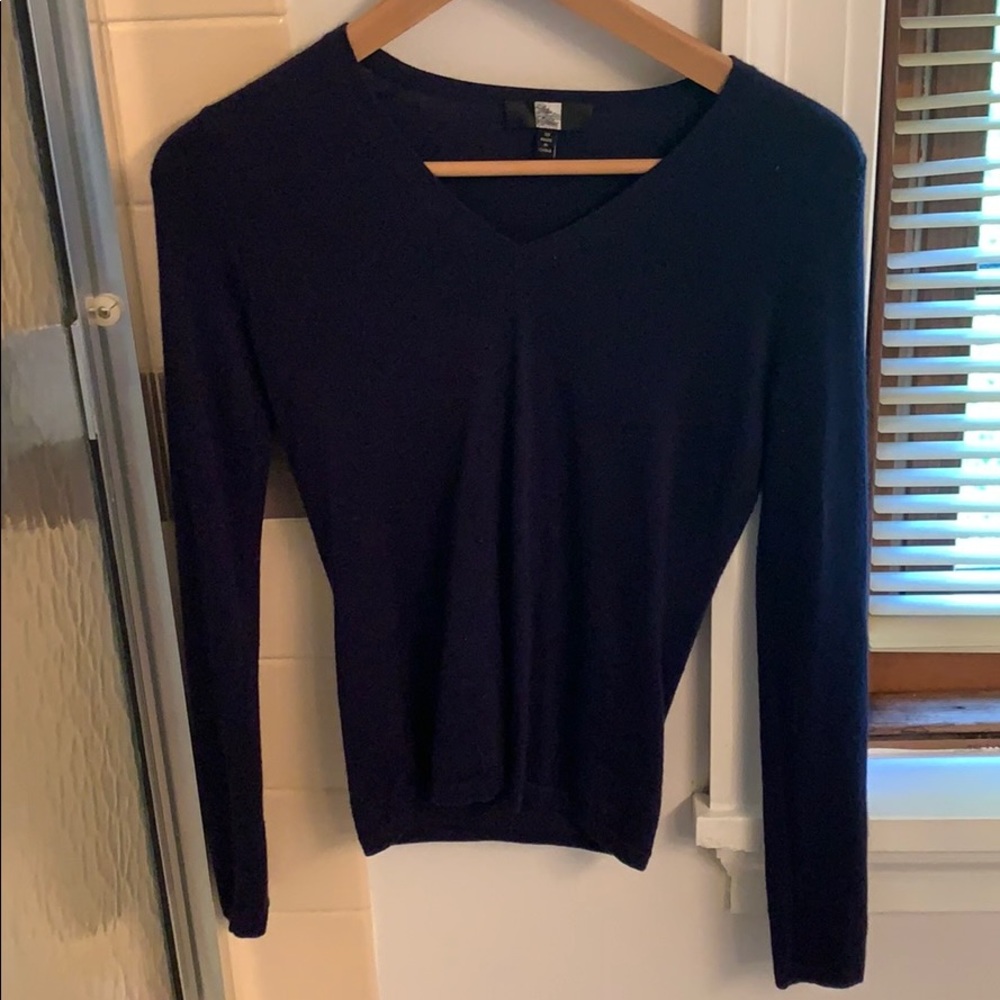 Blue Cashmere Sweater